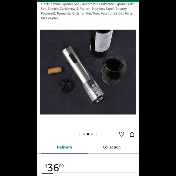 Muson Electric Wine Bottle Opener - Picture 3 of 10